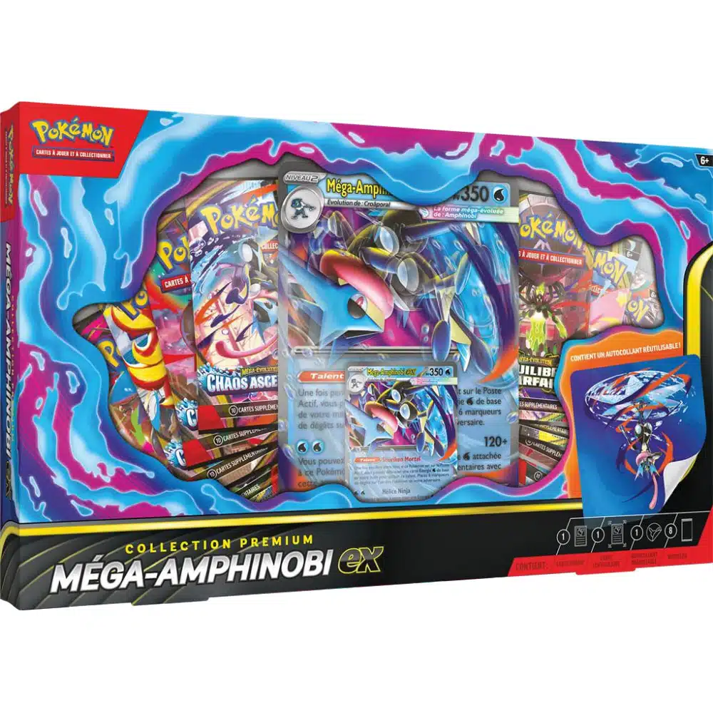 Pokemon Collection Premium Méga-Amphinobi EX Version Française