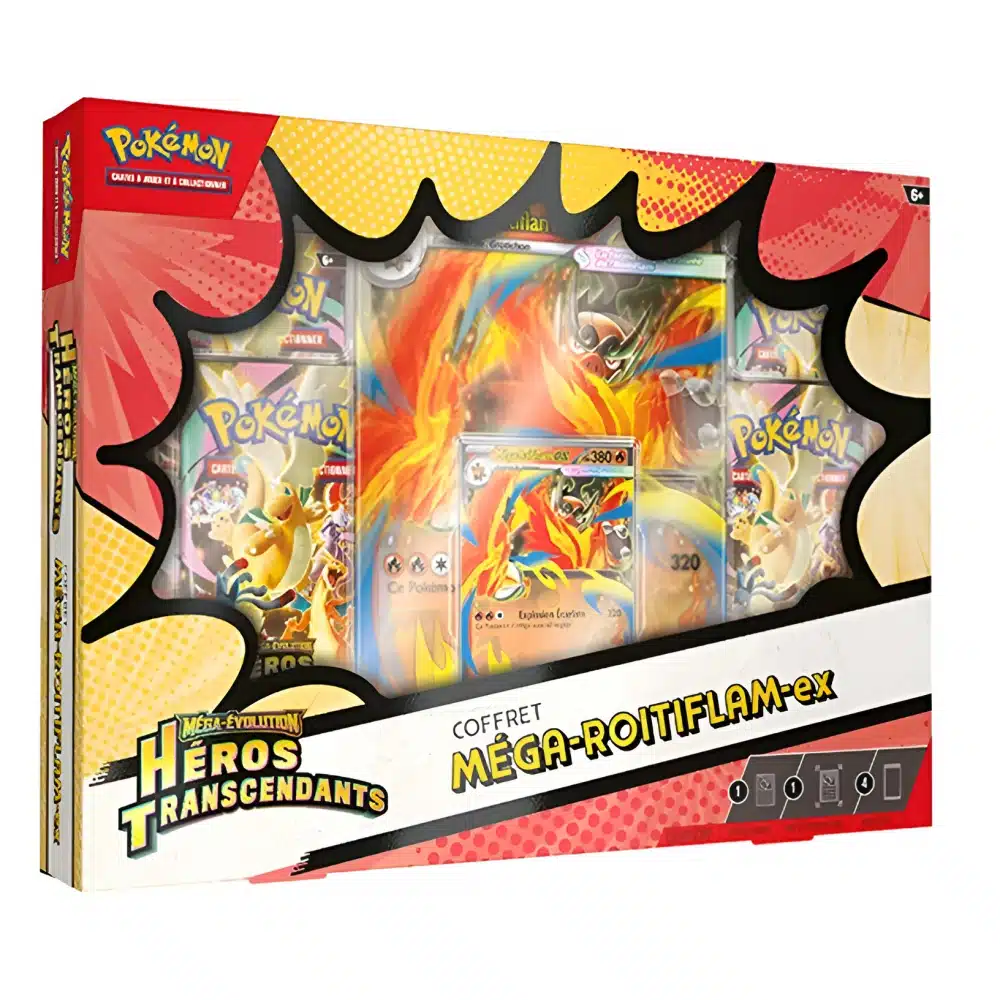 Pokemon Mega-Emboar-EX ME2.5 Mega Evolution Transcendent Heroes French Version