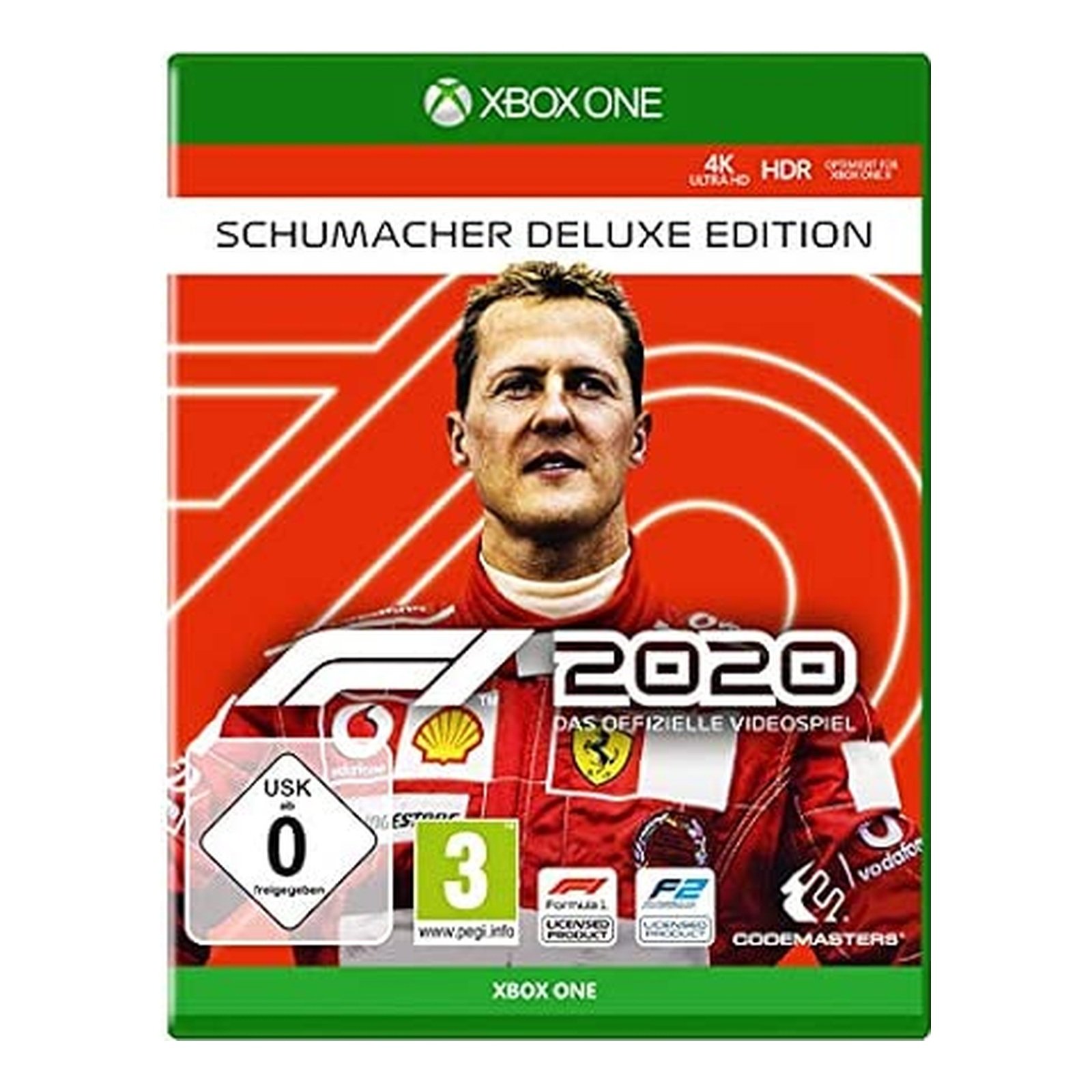 F1 2020 Deluxe Schumacher Edition - Xbox One - jaquette complete