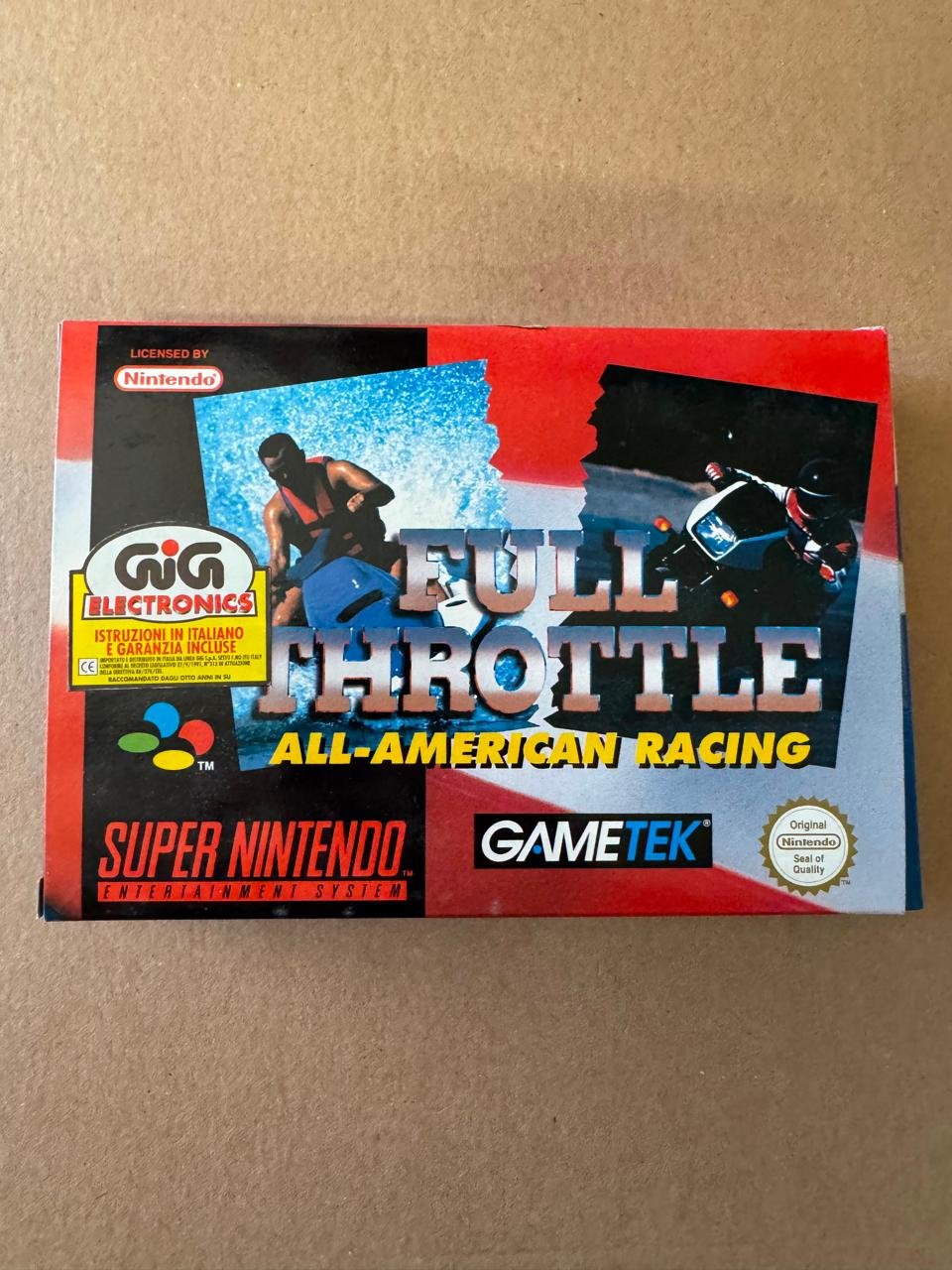 Full Throttle: All-American Racing - Super Nintendo