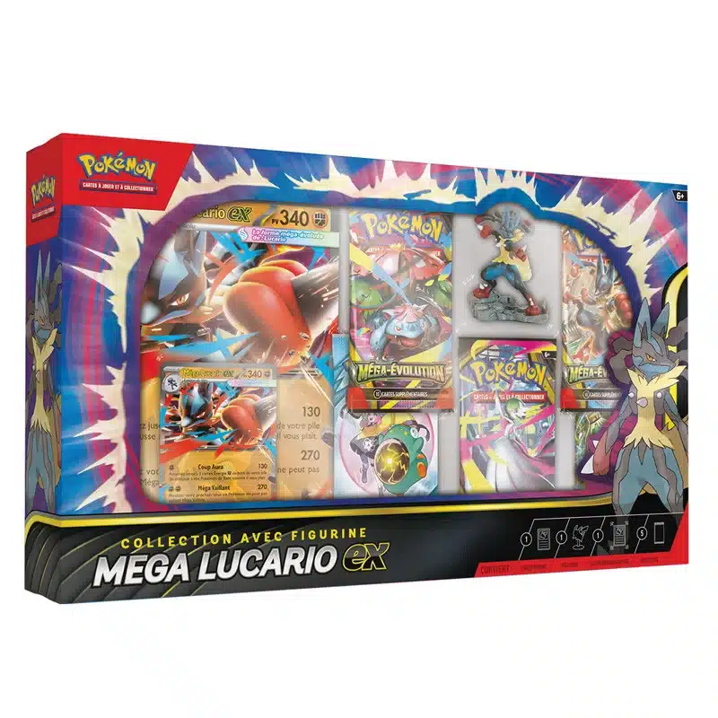 Pokemon Mega-Lucario-ex Premium Box French Version