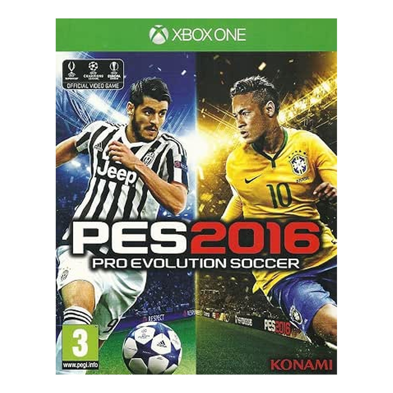 Pro Evolution Soccer 2016 - Xbox One - jaquette complete
