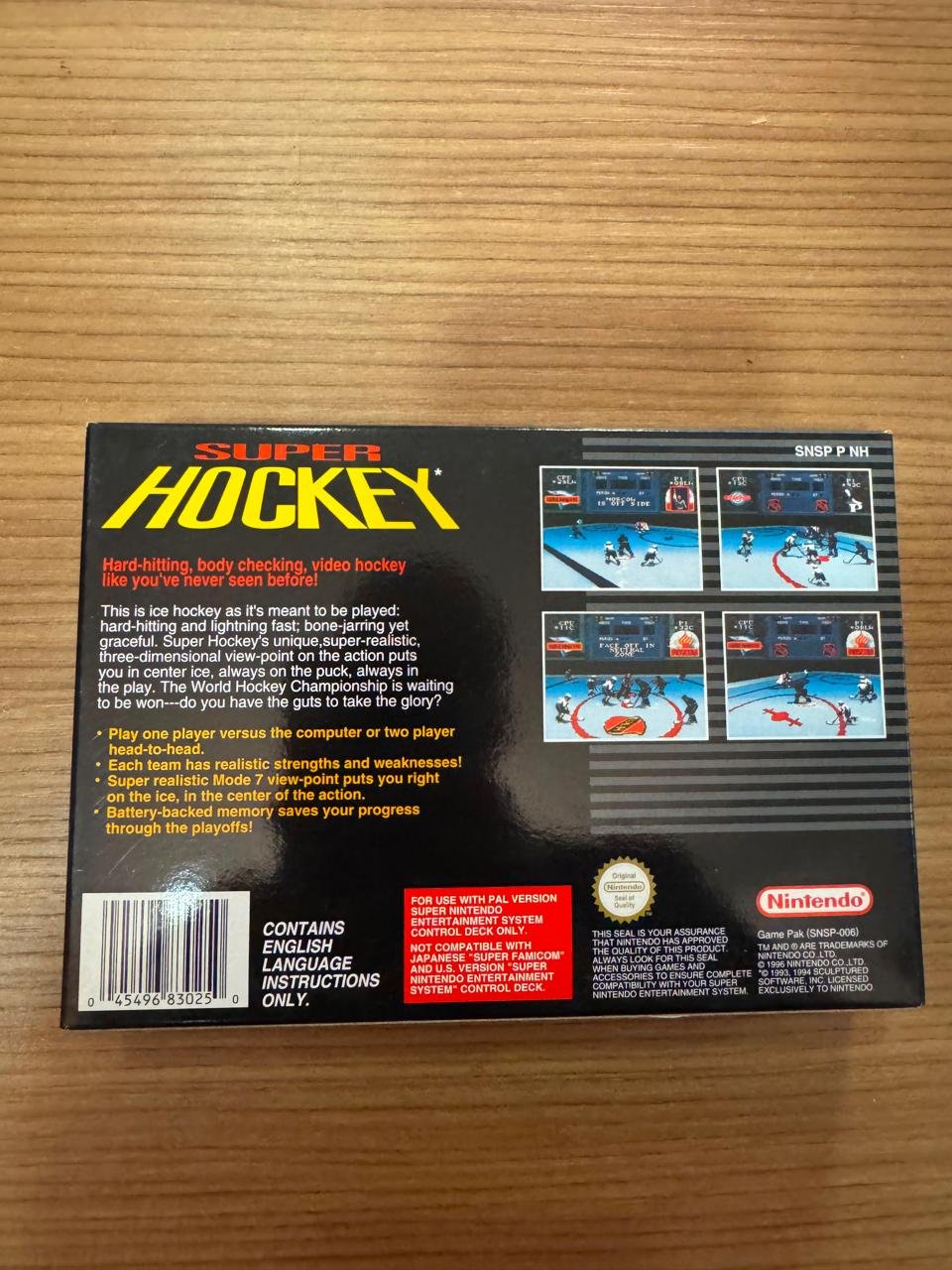 Super Hockey - Super Nintendo
