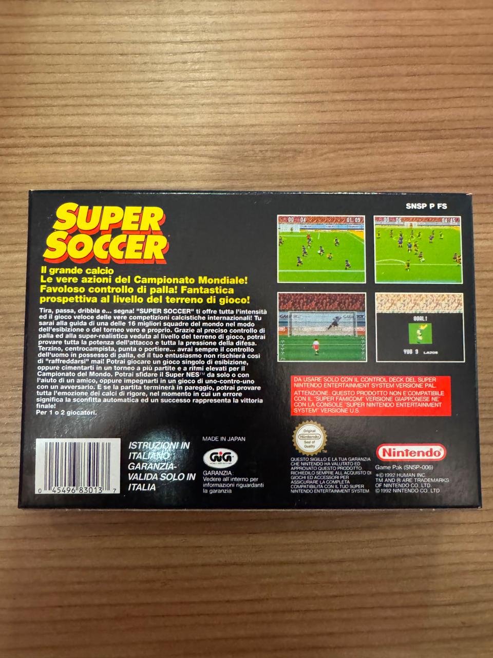 Super Soccer - Super Nintendo