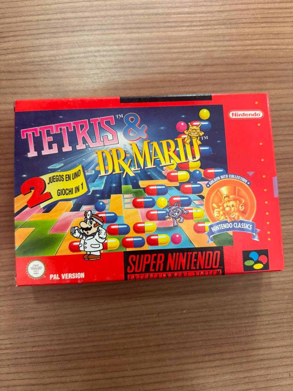 Tetris & Dr. Mario - Super Nintendo