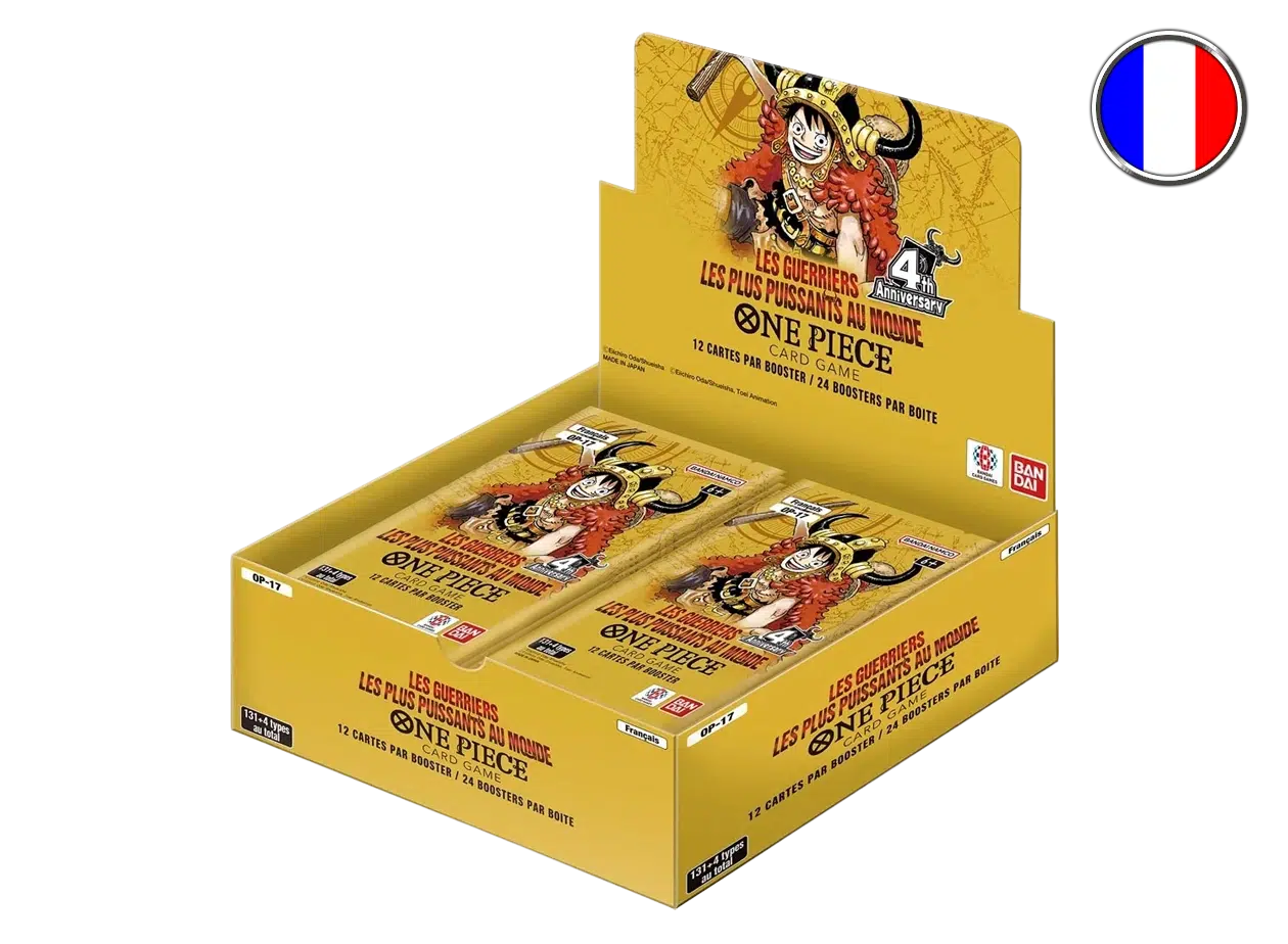 One Piece Card Game – Boite de Boosters VERSION FRANÇAISE – Display OP17 – Les plus puissants des guerriers